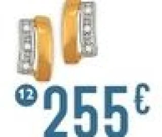 Boucles d'oreilles diamants 0,05 ct Le Manège à Bijoux