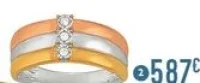 Bague diamants 0,06 ct 3 ors Le Manège à Bijoux