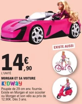 Morgan et sa voiture Kidway