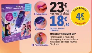 Tatouage "Shimmer Me" Kpop Demon Hunters