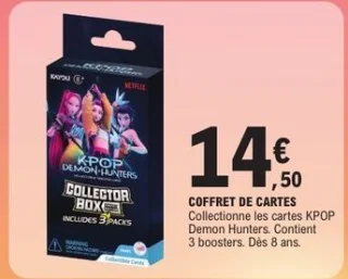 Coffret de cartes Kpop Demon Hunters