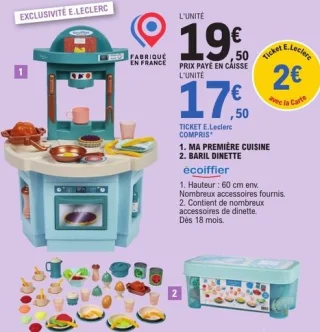 Ma Première Cuisine ou Baril Dinette Écoiffier