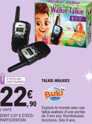 Talkie-walkies Buki France