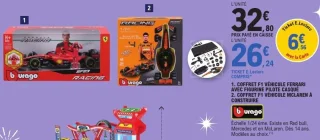 Coffret F1 véhicule Bburago