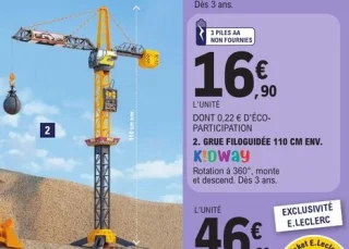 Grue filoguidée 110 cm env. Kidway