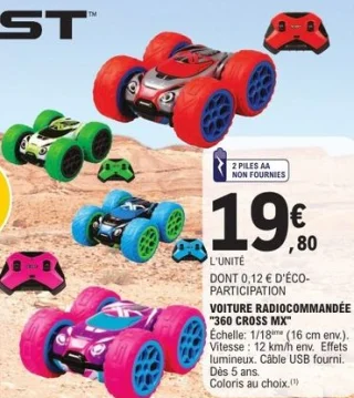 Voiture radiocommandée "360 Cross MX" Exost