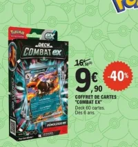 Coffret de cartes "Combat EX" Pokémon
