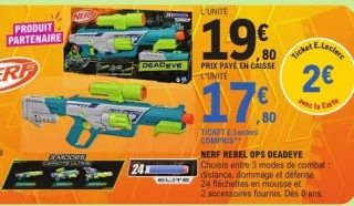 Blaster Nerf Rebel Ops Deadeye
