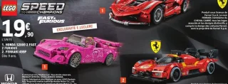 Honda S2000 2 Fast 2 Furious / Ferrari 499P LEGO Speed Champions