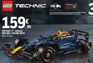Voiture F1 Oracle Red Bull Racing RB20 LEGO Technic