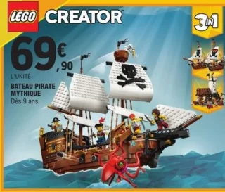 LEGO CREATOR Bateau pirate mythique
