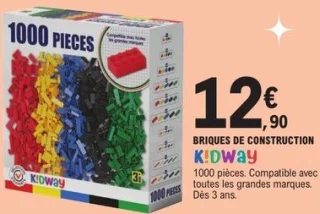 Briques de construction K!Dway