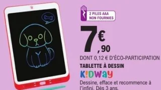 Tablette à dessin Kidway