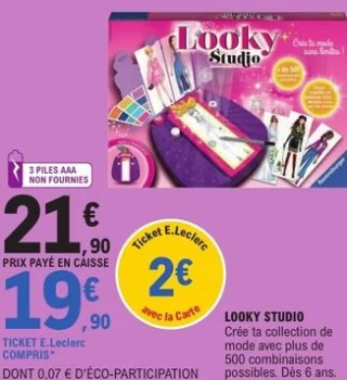 Looky Studio Crée ta collection de mode Ravensburger