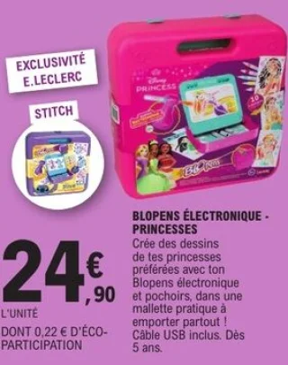 Blopens électronique Princesses