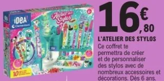 L'Atelier des Stylos Idea! Clementoni
