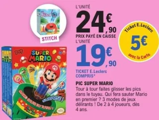 Jeu de société Pic Super Mario