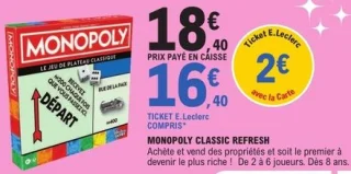 Jeu de société Monopoly Classic Refresh