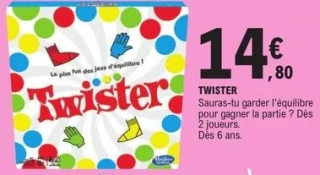 Jeu d'équilibre Twister