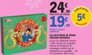 Jeu de société Les Mystères de Pékin - Version originale