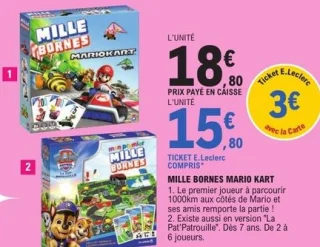 Mille Bornes Mario Kart Dujardin