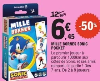 Mille Bornes Sonic Pocket Dujardin