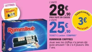Jeu Rummikub Chiffres