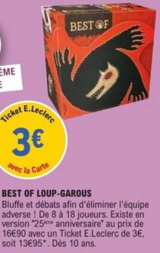 Jeu de cartes Best of Loup-Garous