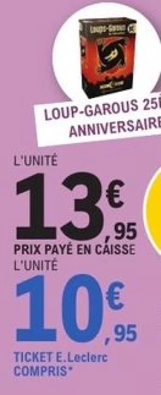 Jeu de cartes Loup-Garous 25ème Anniversaire