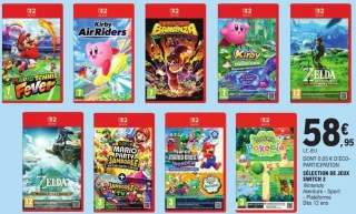 Sélection de jeux Nintendo Switch 2