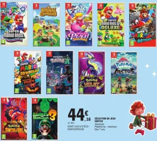 Sélection de jeux Nintendo Switch