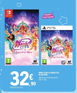 Jeu vidéo Winx Club La magie est de retour Switch ou PS5