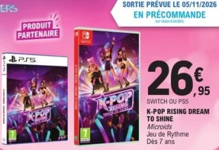 Jeu Switch ou PS5 K-Pop Rising Dream To Shine Microids