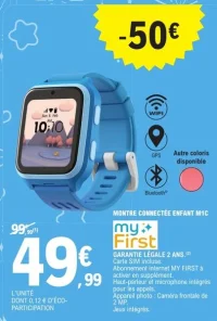 Montre connectée enfant M1C myFirst