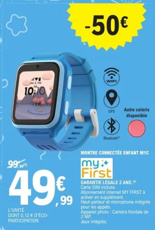 Montre connectée enfant M1C myFirst
