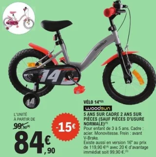 Vélo 14" Woodsun