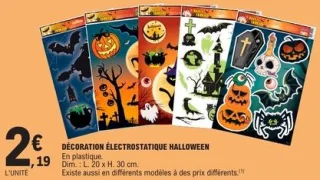 Décoration Électrostatique Halloween
