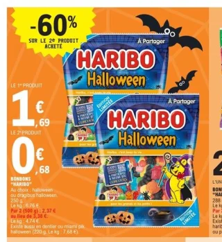 Bonbons Haribo Halloween