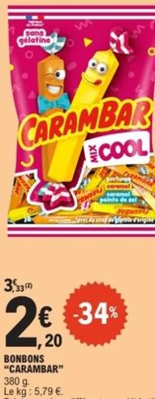 Bonbons Carambar Mix Cool