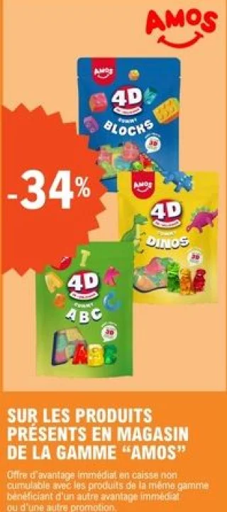 Gamme de produits Amos