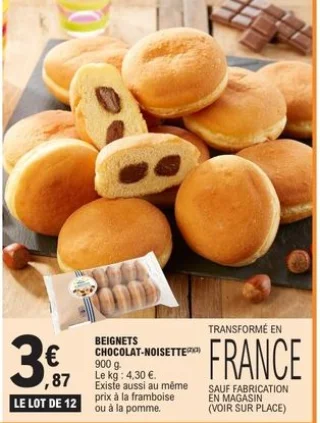 Beignets chocolat-noisette