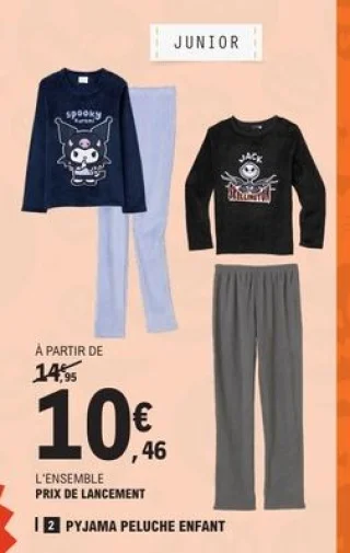 Pyjama peluche enfant