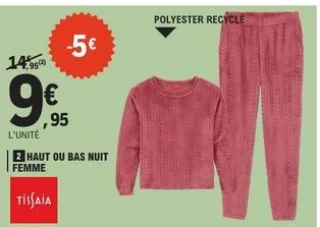 Haut ou bas nuit femme Tissaia