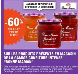 Gamme Confiture Intense Bonne Maman