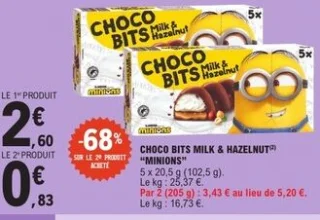 Choco Bits Milk & Hazelnut "Minions"