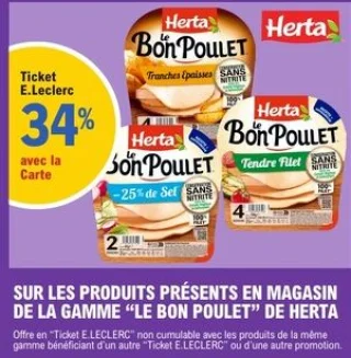 Gamme Le Bon Poulet Herta
