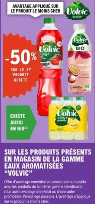 Eaux aromatisées Volvic