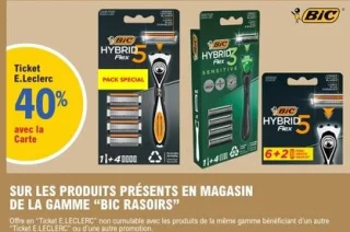 Gamme rasoirs BIC