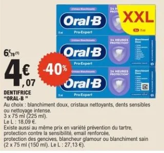 Dentifrice Oral-B