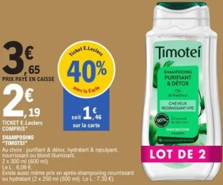 Shampooing Timotei